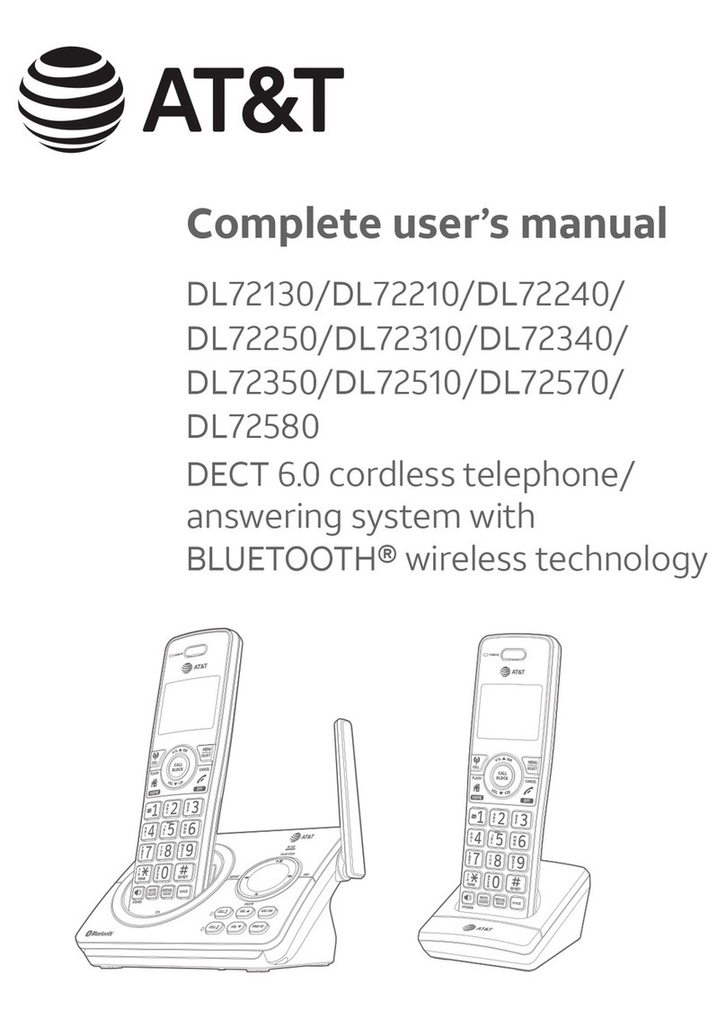 AT&T DL72130 User manual