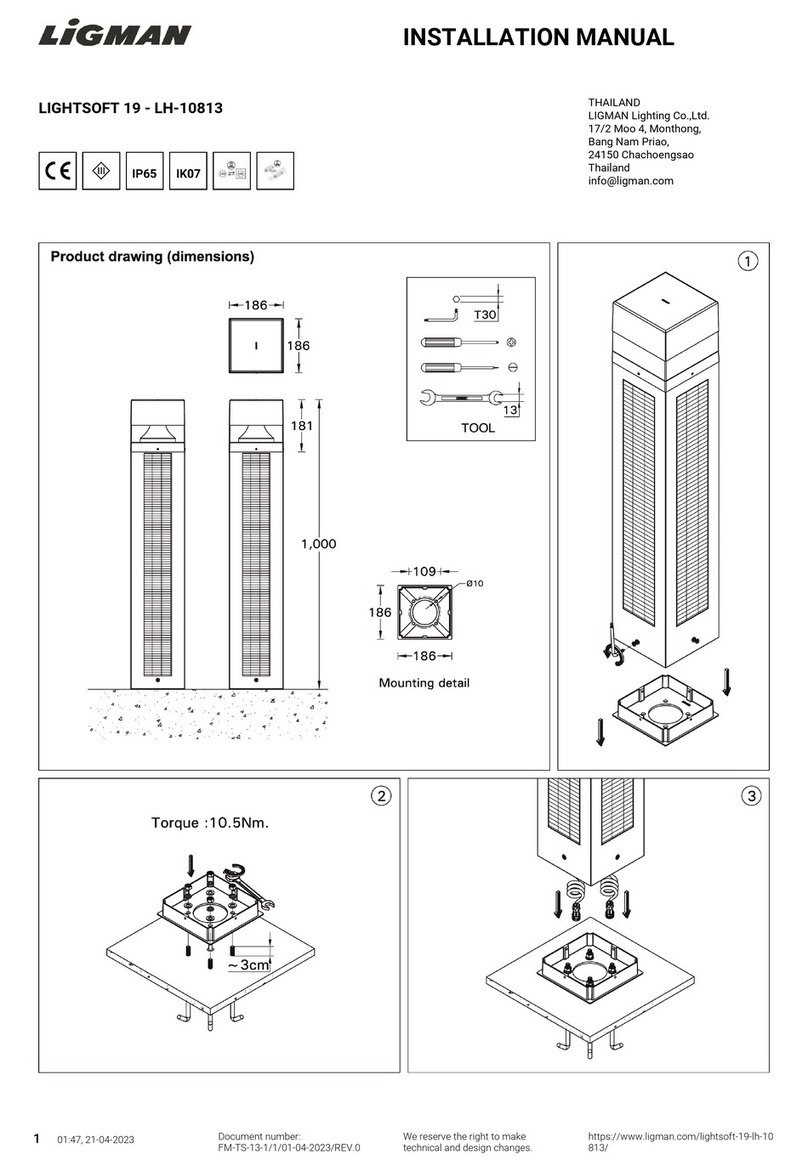 LIGMAN LH-10813 installation manual