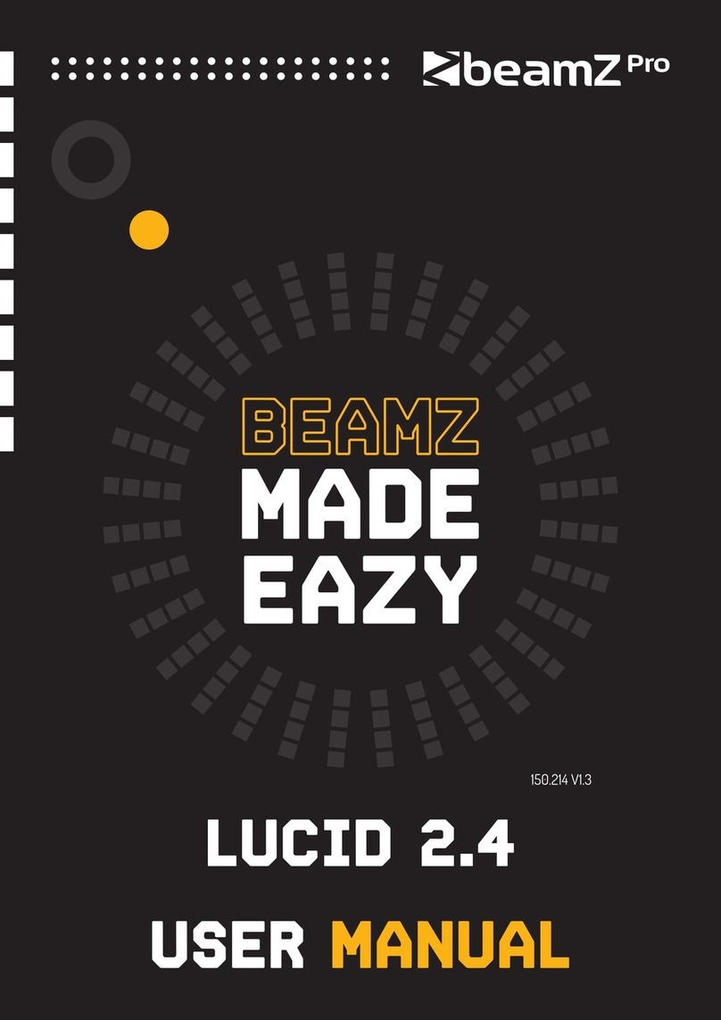Beamz Pro LUCID 2.4 user manual