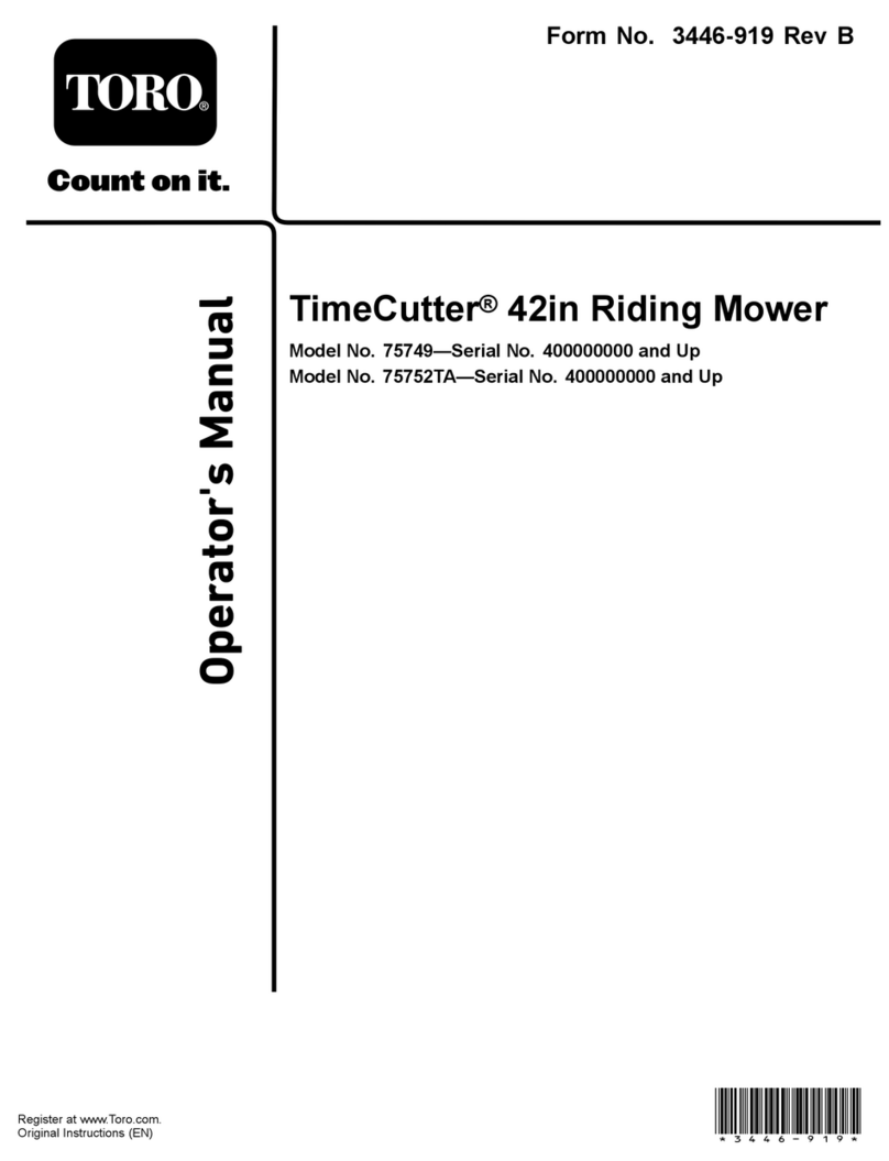 Toro TimeCutter 75749 User manual