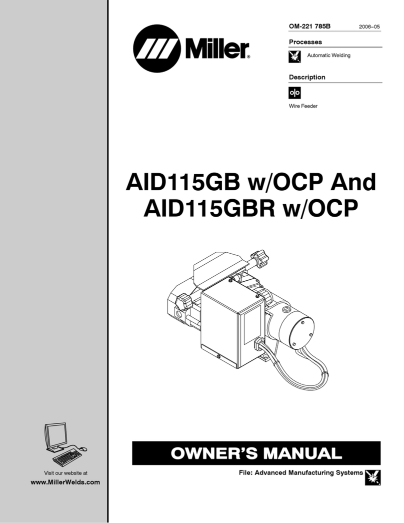 Miller AID115GB owner's manual