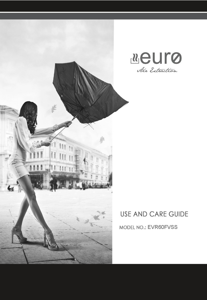 EURO EVR60FVSS Use and care guide