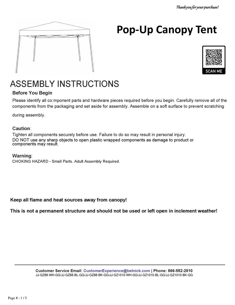 Belnick JJ-GZ88-WH-GG Assembly instructions