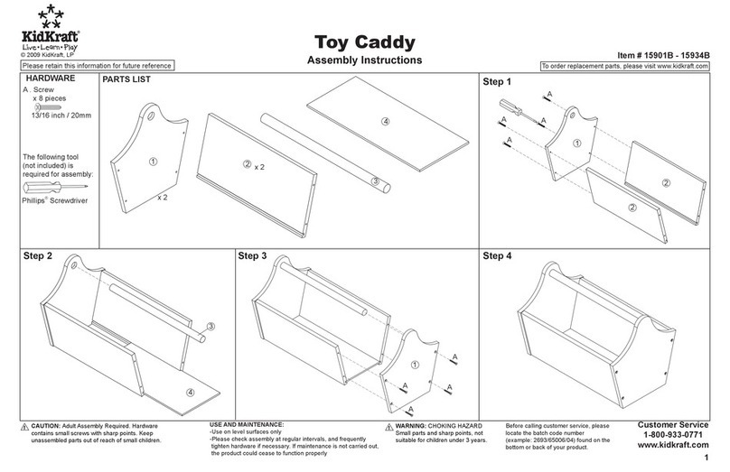 KidKraft 15901B Assembly instructions KidKraft 15901B Assembly instructions