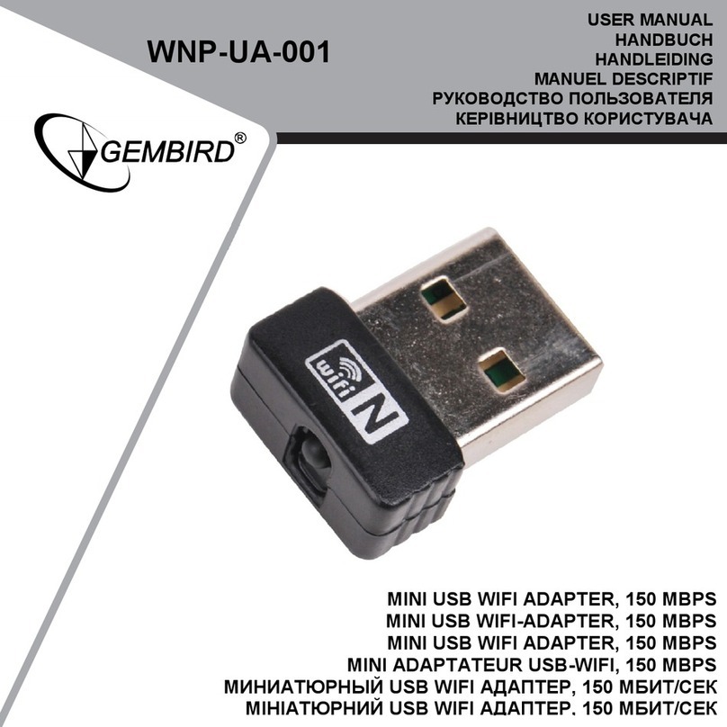Gembird WNP-UA-001 user manual