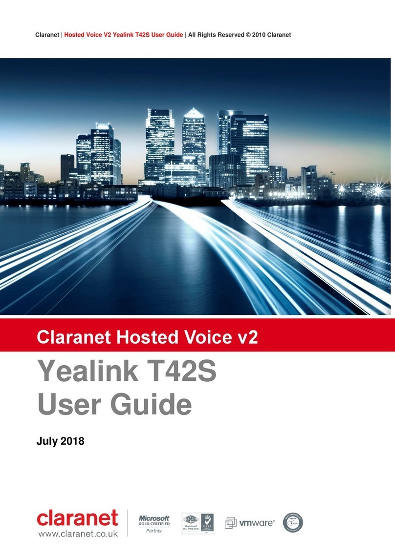 Yealink T42S User manual