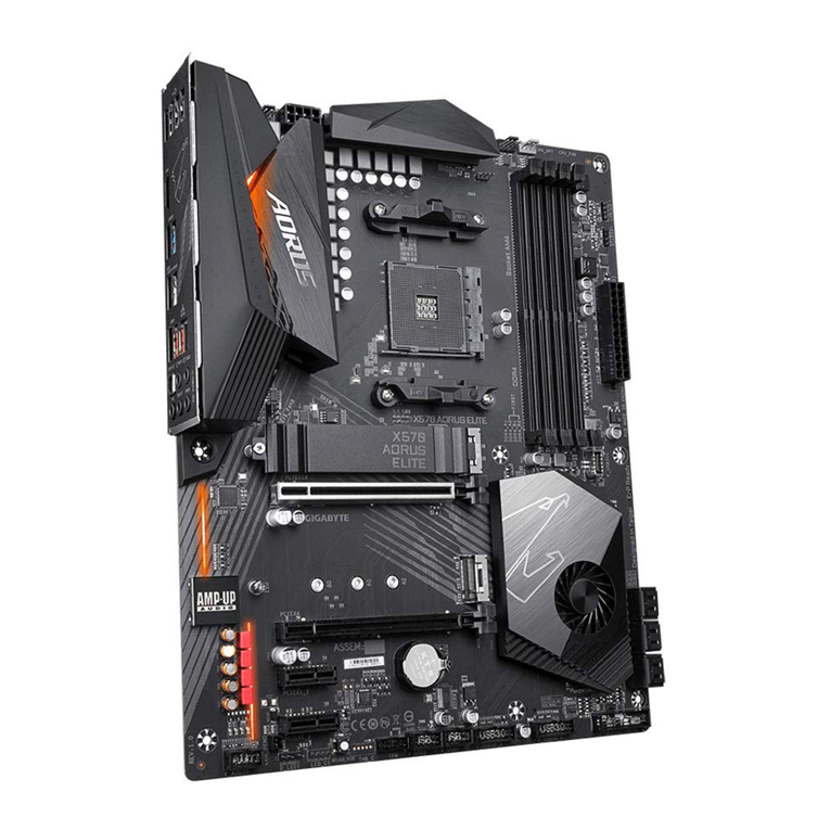 Gigabyte X570 AORUS MASTER User manual
