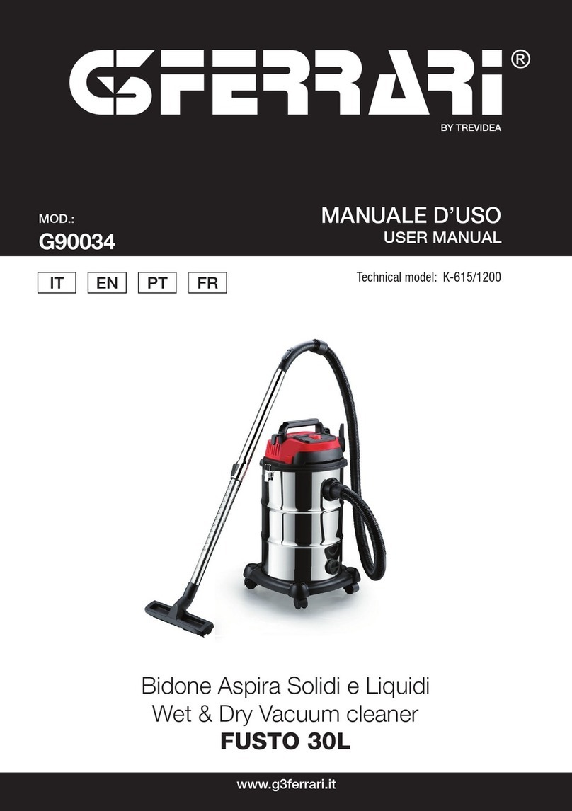 TREVIDEA G3 FERRARI FUSTO 30L User manual TREVIDEA G3 FERRARI FUSTO 30L User manual