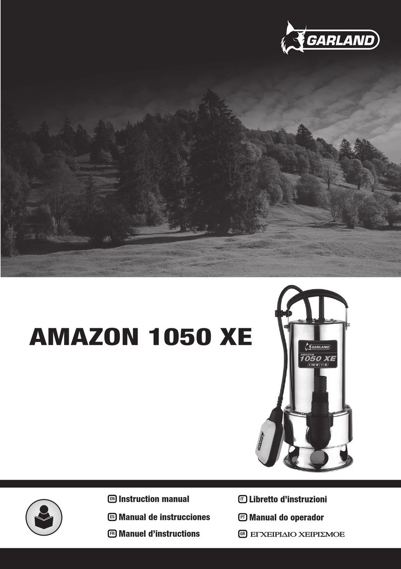 Garland AMAZON 1050 XE instruction manual
