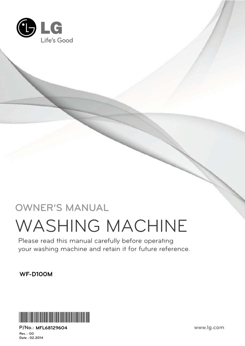 LG WF-D100M User manual