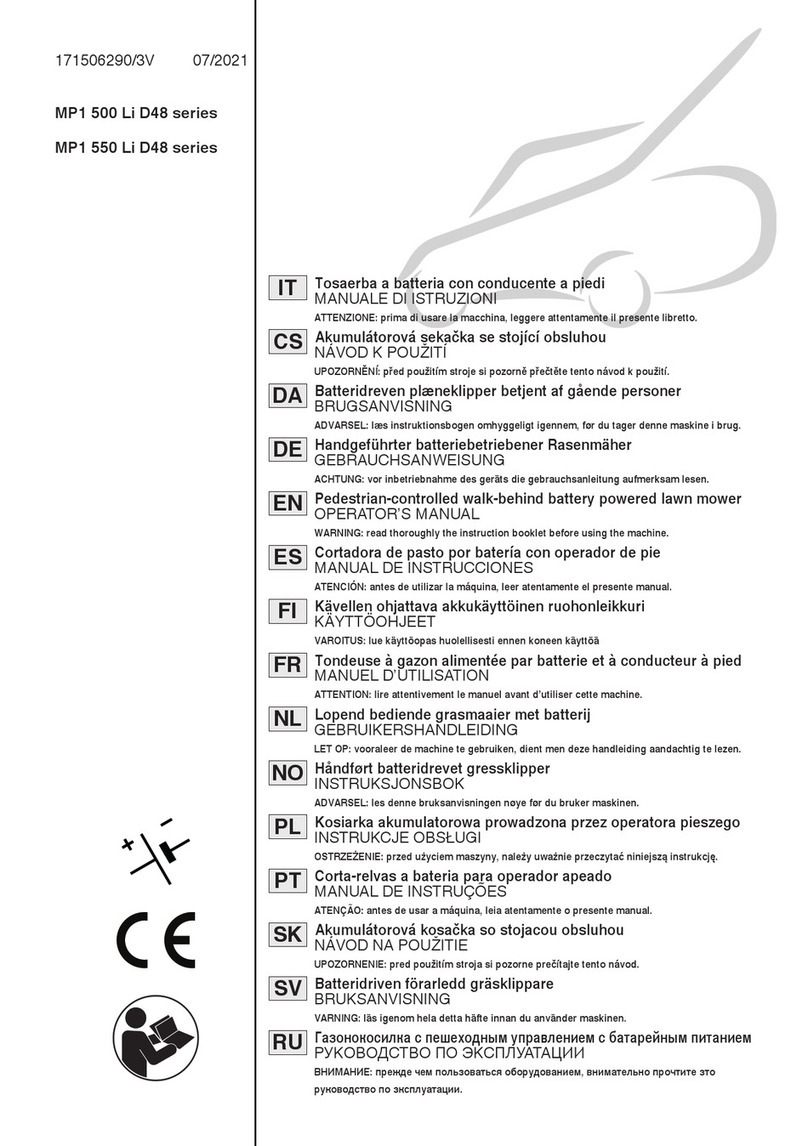 Stiga MP1 500 Li D48 Series User manual