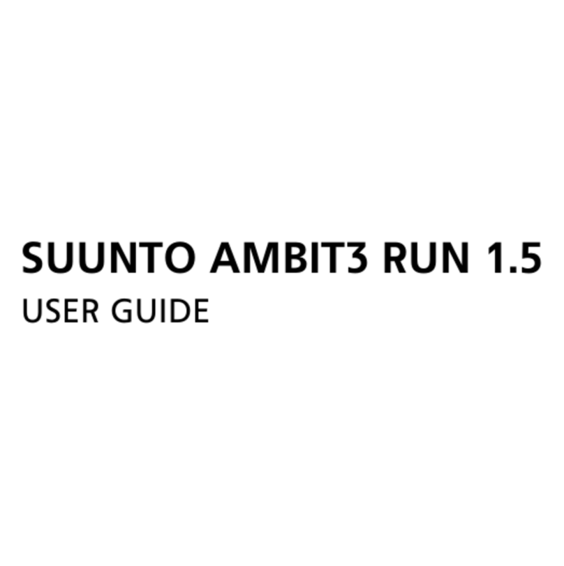 Suunto AMBIT3 RUN 1.5 user guide