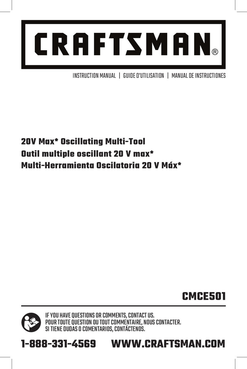 Craftsman CMCE501 instruction manual