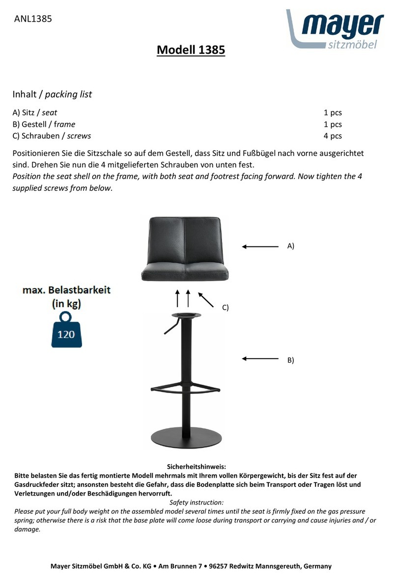 Mayer 1385 manual