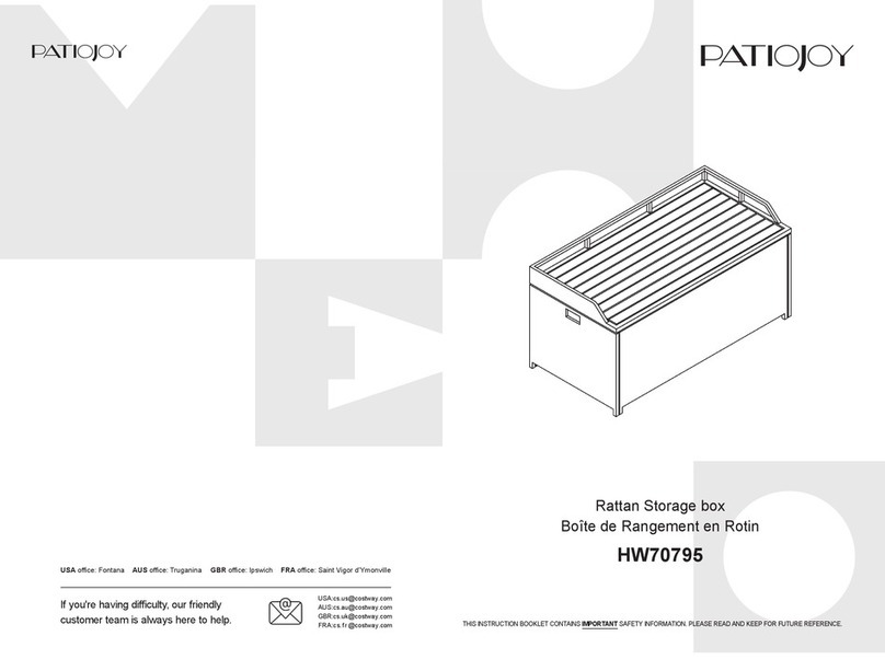 PATIOJOY HW70795 manual