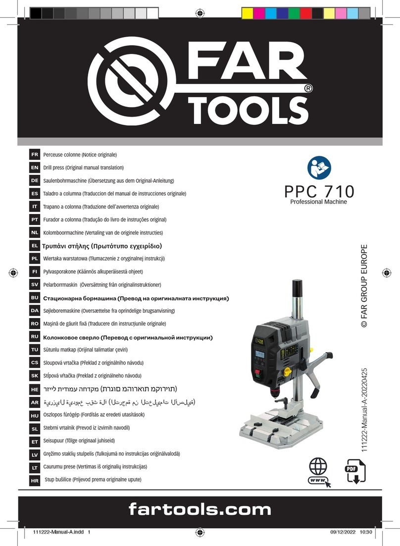Far Tools PPC 710 Original manual translation