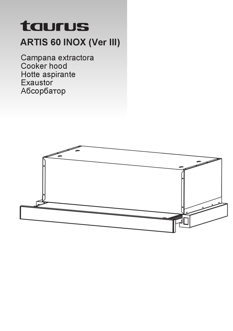 Taurus ARTIS 60 INOX Ver III manual