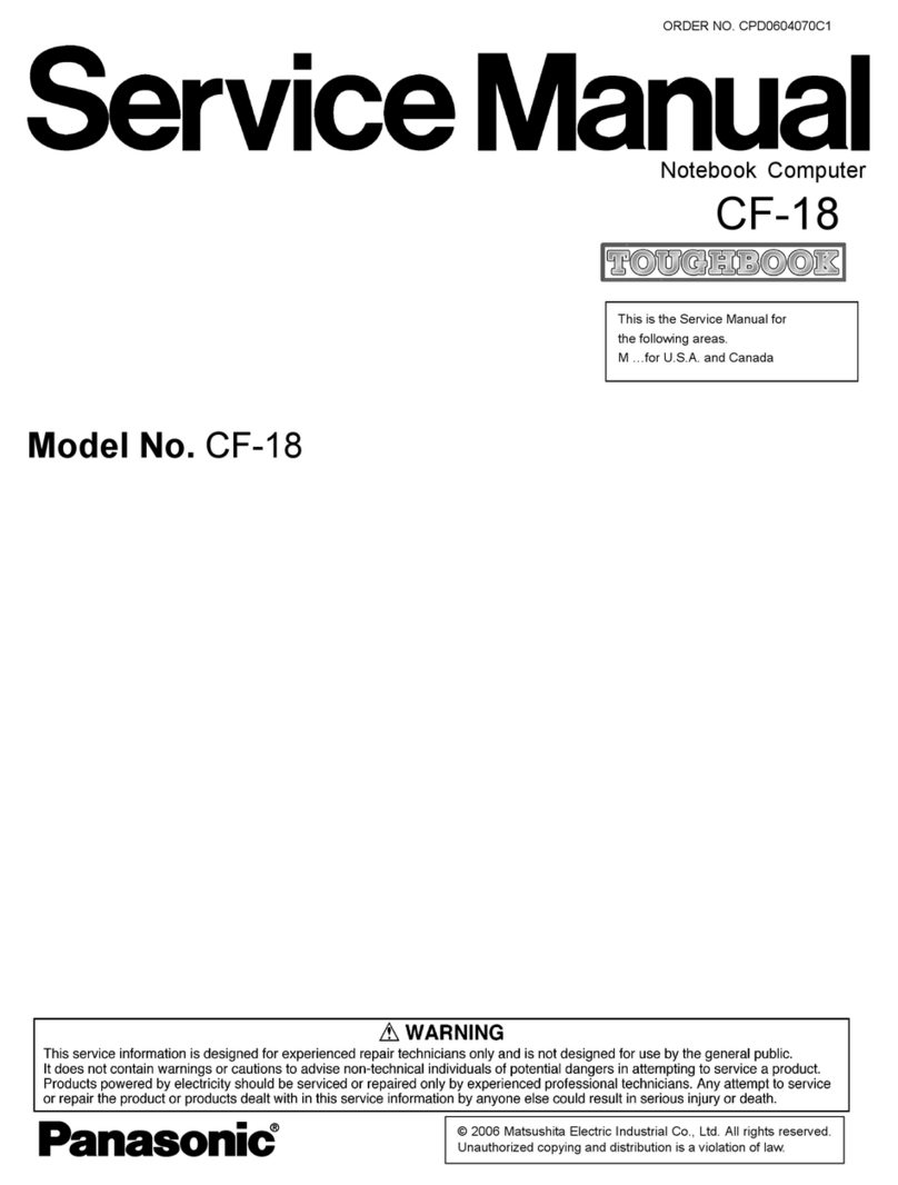 Panasonic Toughbook CF-18 Series Service manual