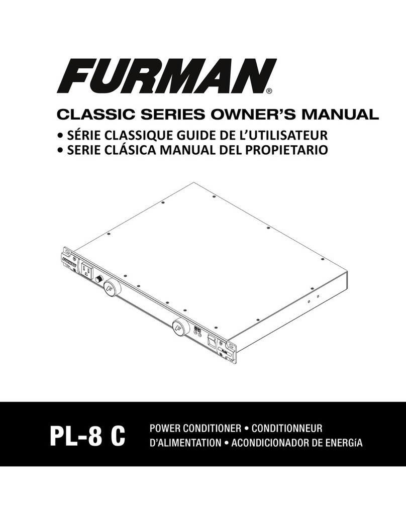 Furman PL-8C User manual