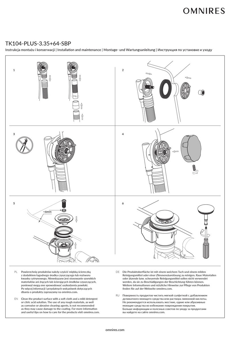 Omnires TK104-PLUS-3.35+64-SBP Instruction Manual Omnires TK104-PLUS-3.35+64-SBP Instruction Manual