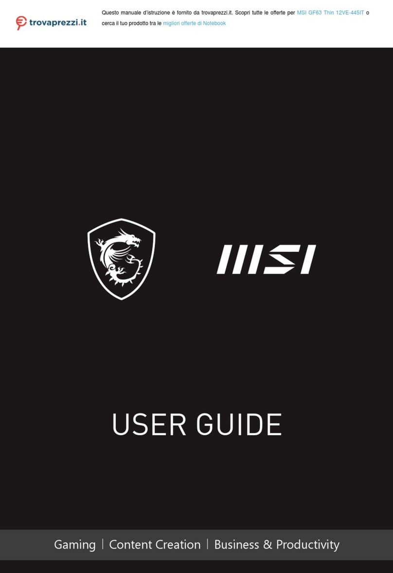MSI 12VE-445IT user guide