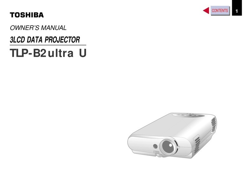 Toshiba TLP-B2ultra U User manual
