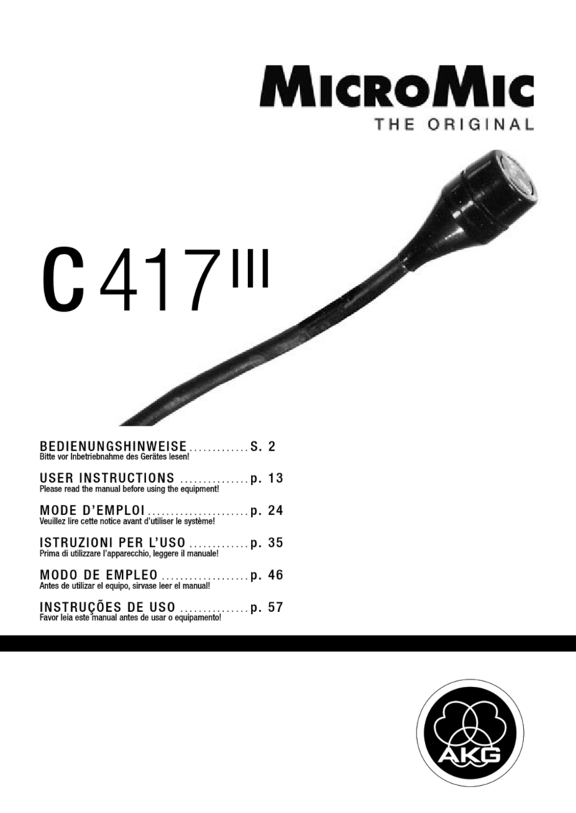 MicroMic C 417III User manual