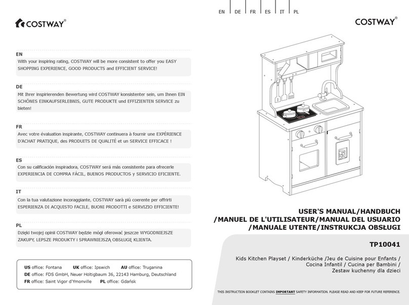 Costway TP10041 manual
