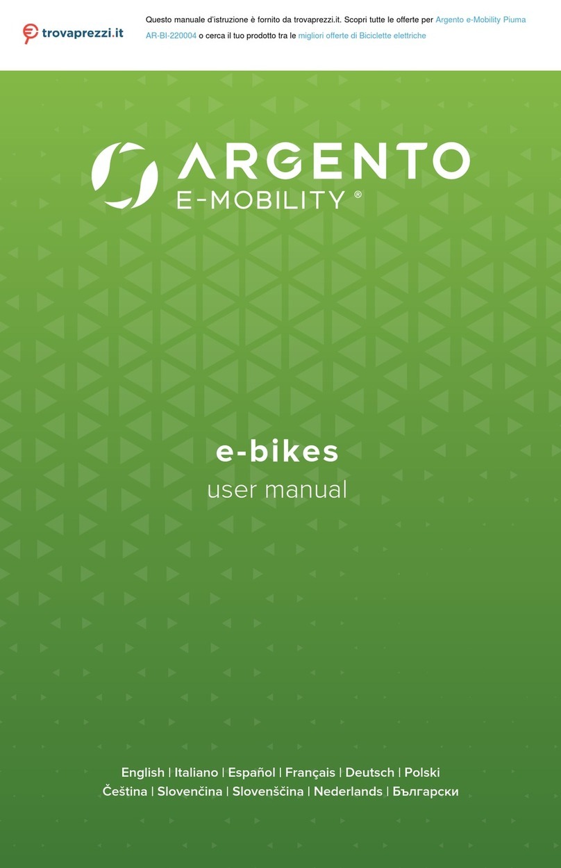 ARGENTO e-Mobility Piuma user manual