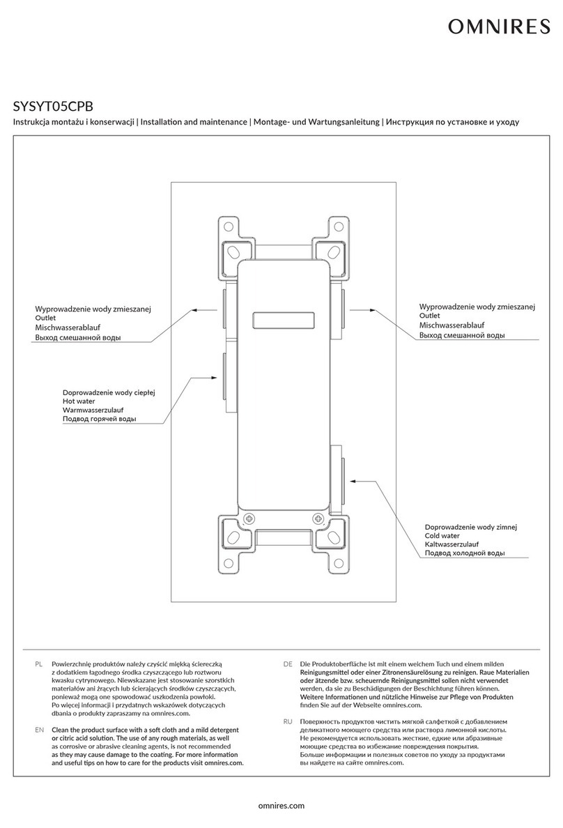Omnires SYSYT05 Instruction Manual