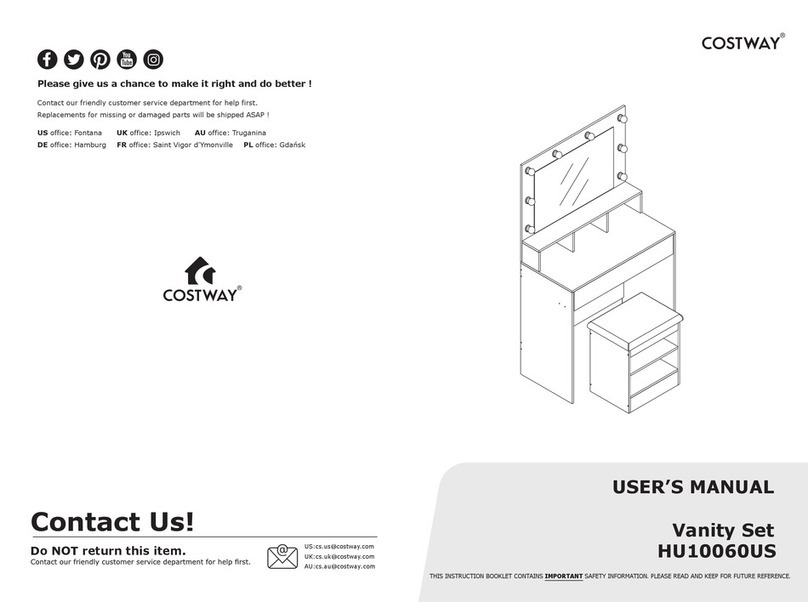 Costway HU10060US user manual Costway HU10060US user manual