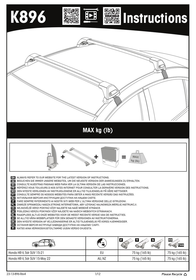 Yakima K896 User manual