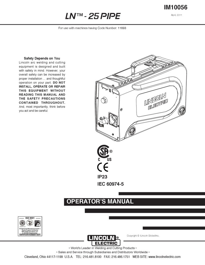 Lincoln Electric K2614-5 Operator's manual