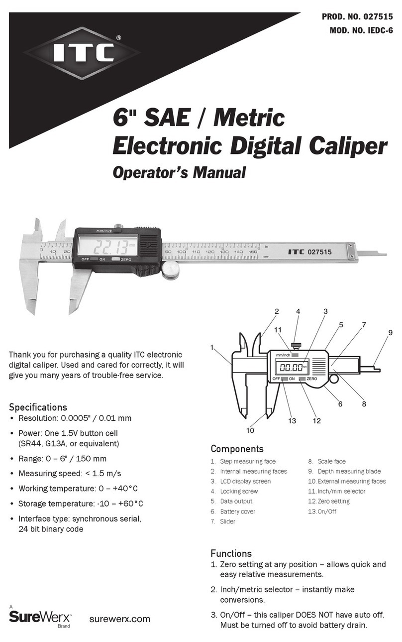 ITC IEDC-6 Operator's manual
