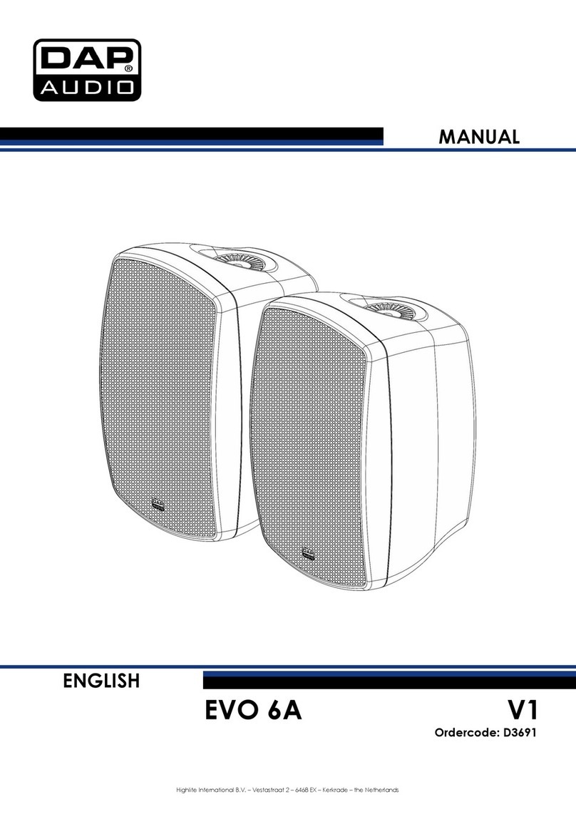 DAPAudio EVO 6A V1 User manual