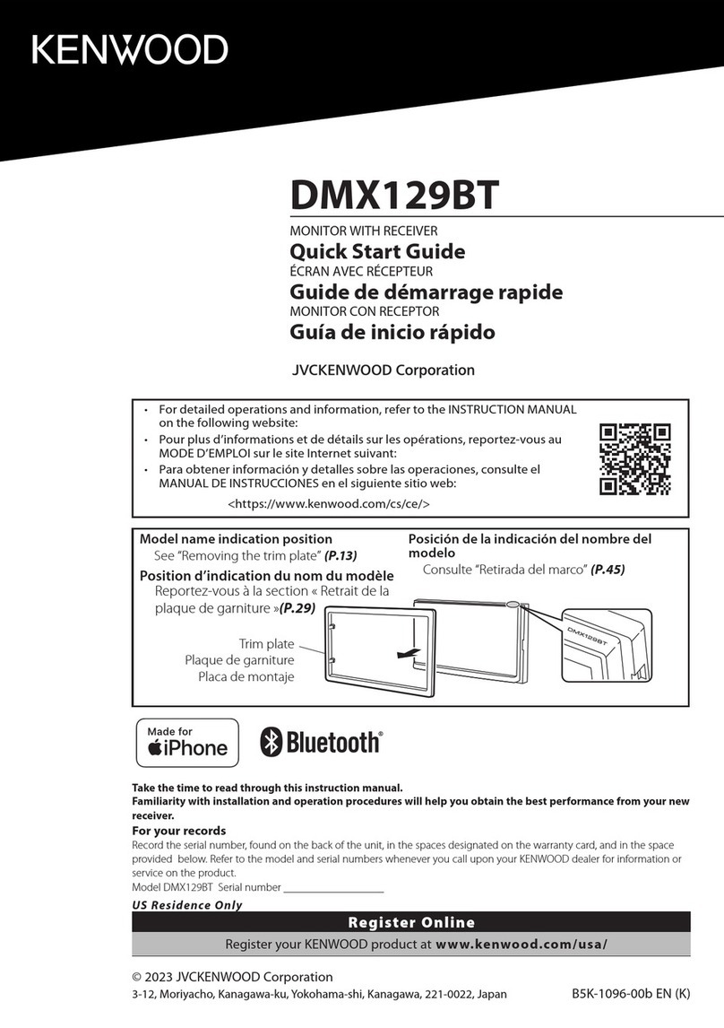 Kenwood DMX129BT User manual