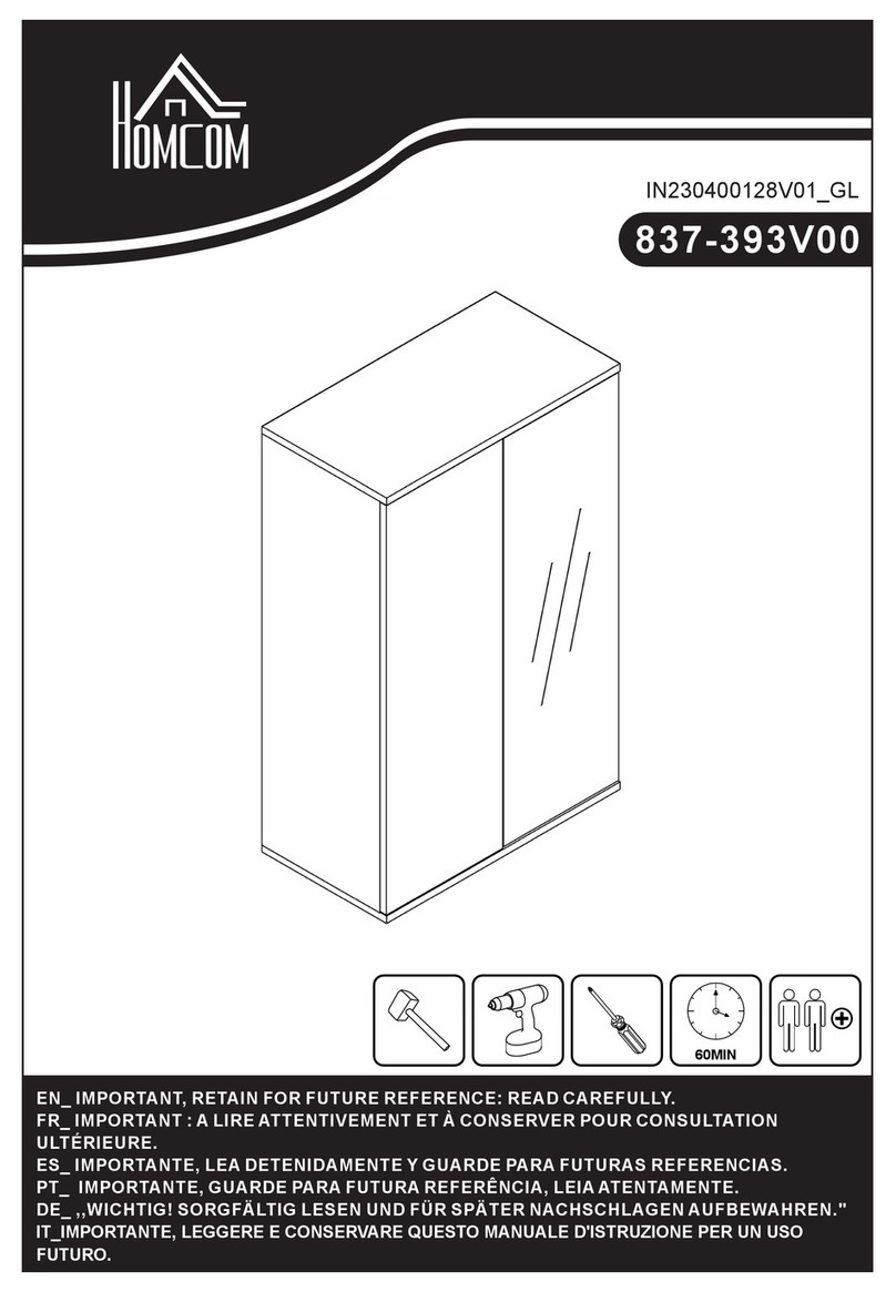 HOMCOM 837-393V00 User manual
