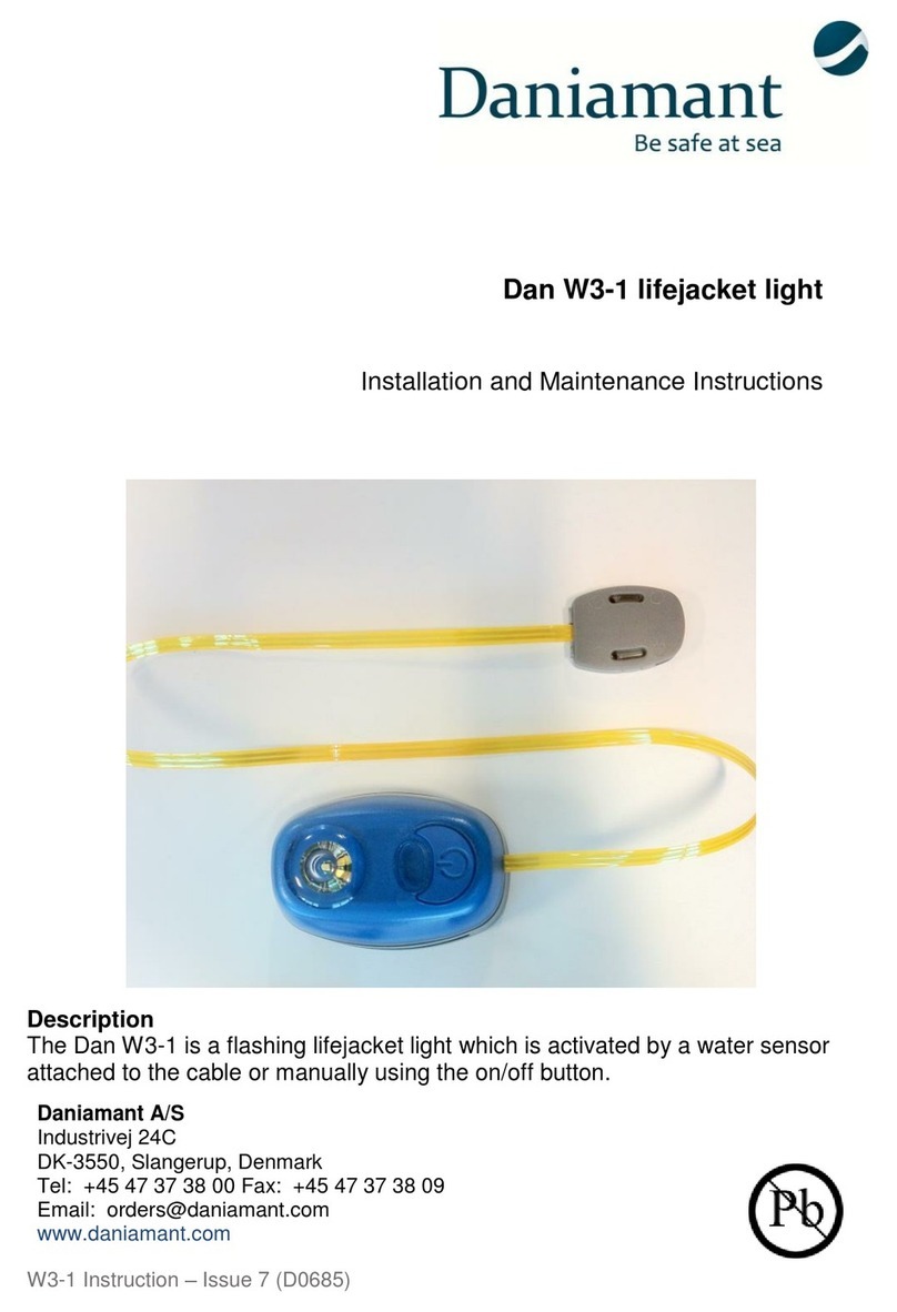 Daniamant W3-1 Installation and maintenance instructions