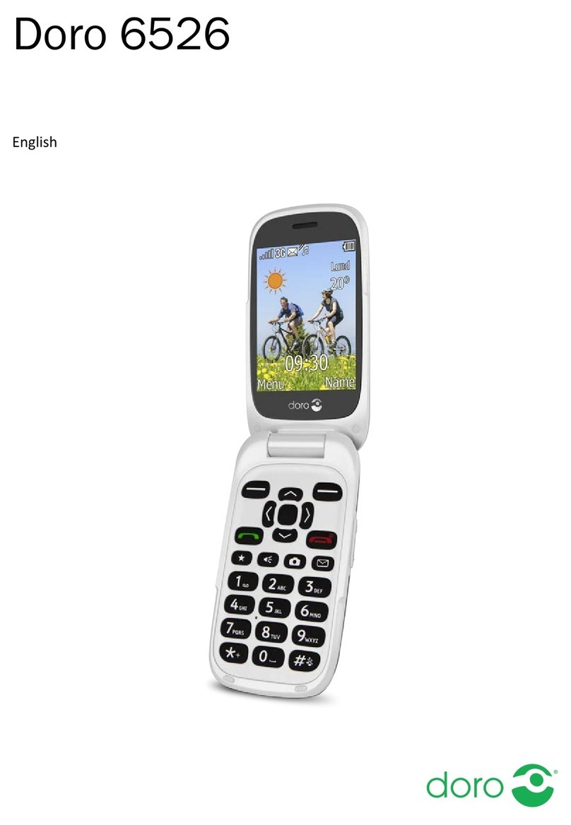 Doro 6526 User manual