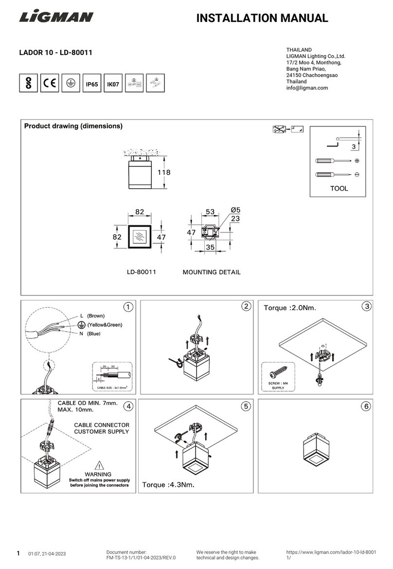 LIGMAN LADOR 10 installation manual