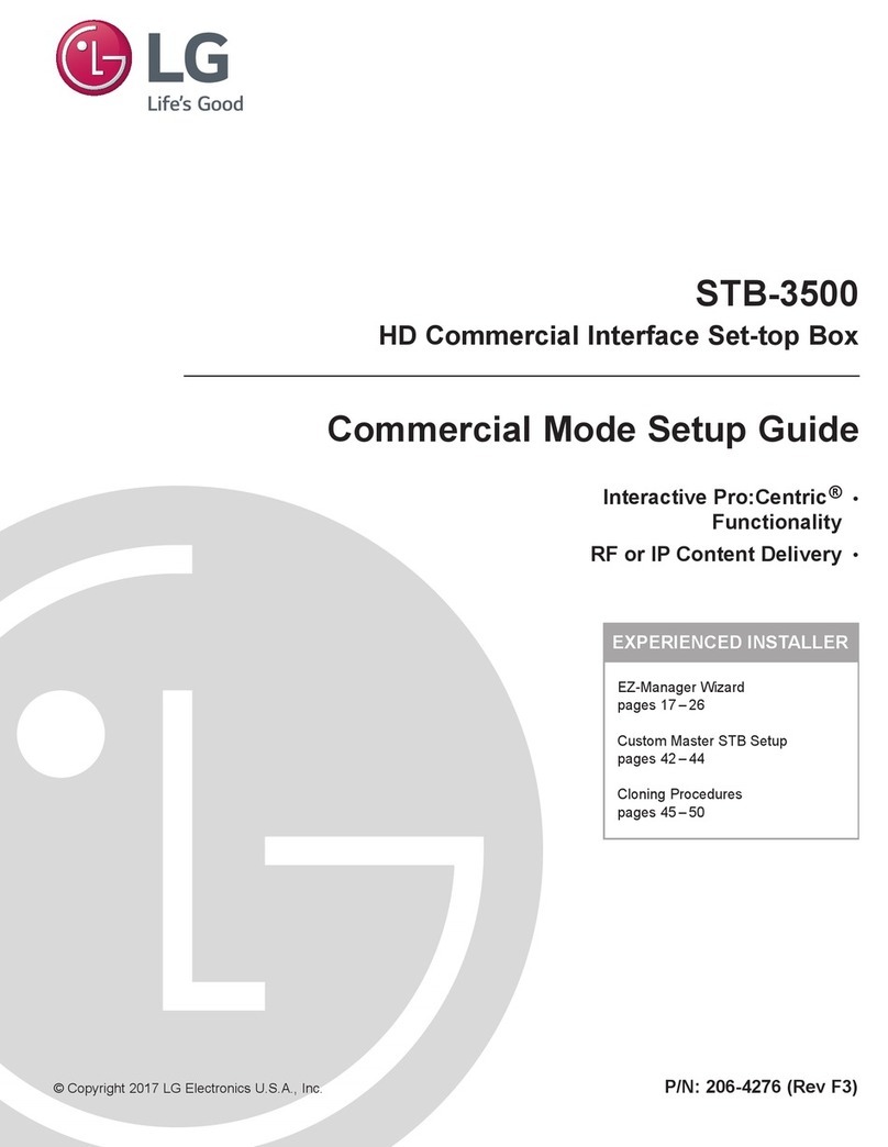 LG STB-3500 User manual