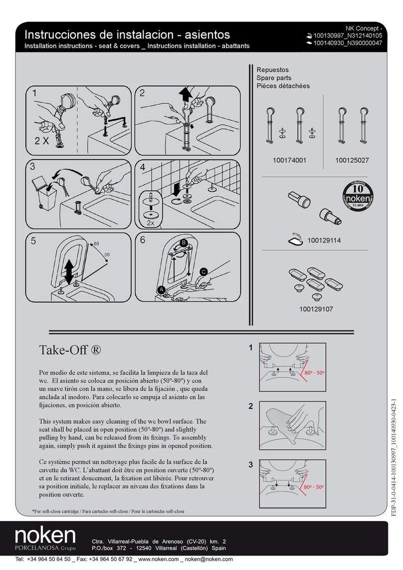 noken 100130997 N312140105 installation instructions