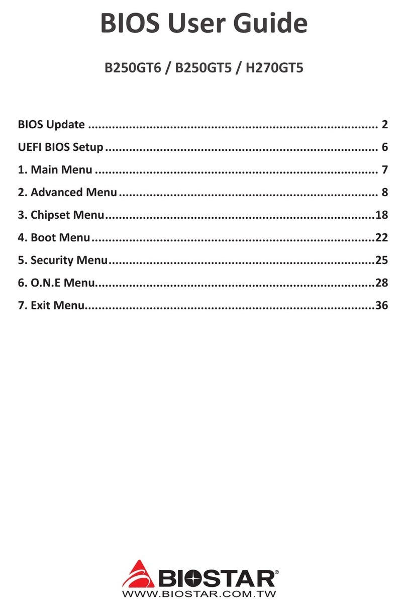 Biostar B250GT6 User manual