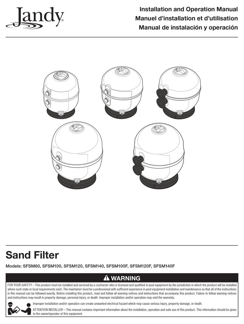 Jandy SFSM60 User manual