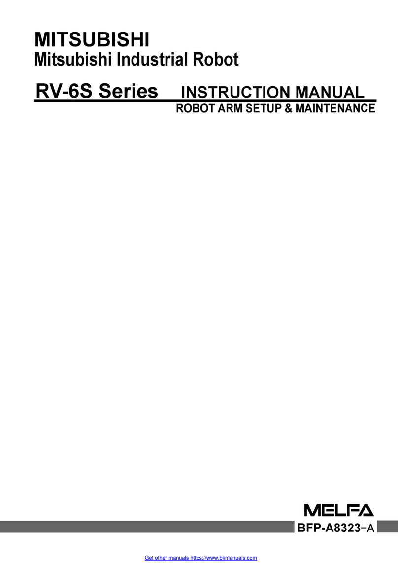 Mitsubishi MELFA RV-6S Series instruction manual