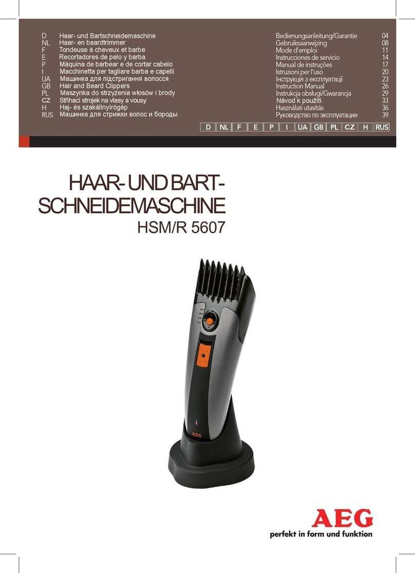 AEG HSM/R 5607 instruction manual