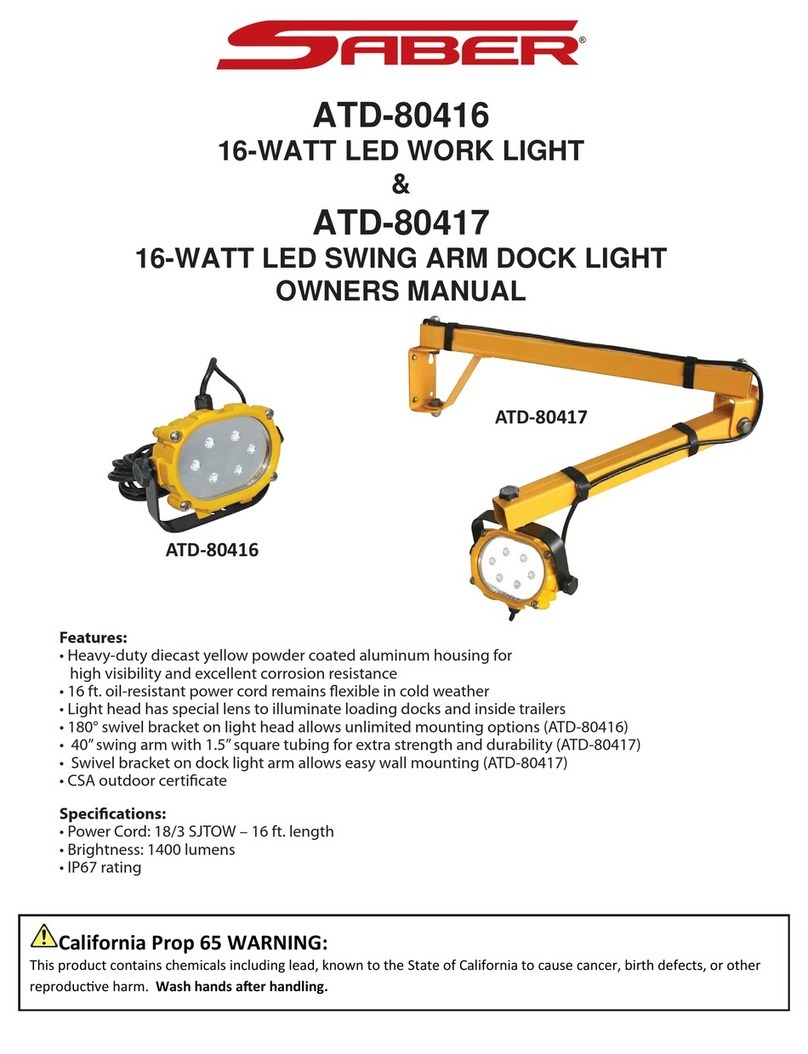 Saber Compact ATD-80416 owner's manual