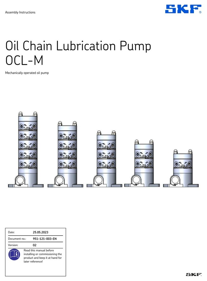 SKF Lincoln OCL-M-G Series User manual