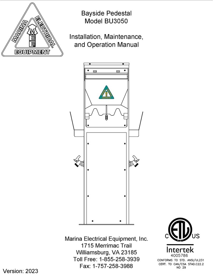 Marina BU3050 Installation, maintenance and operation manual Marina BU3050 Installation, maintenance and operation manual