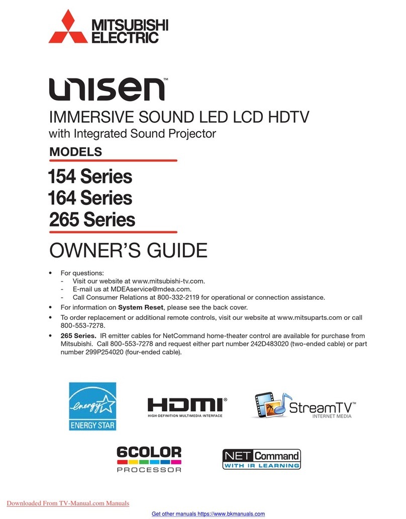 Mitsubishi Electric UNISEN 154 Series User manual